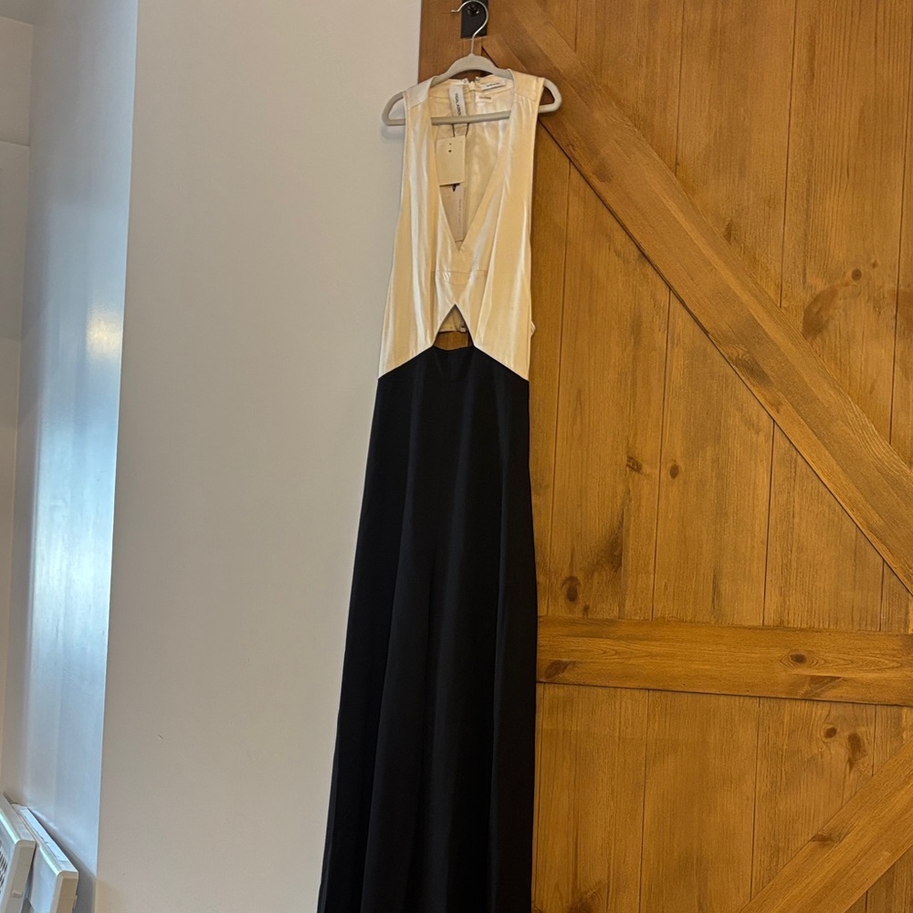 Yigal Azrouel Elegant Black and White Jumpsuit